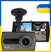 Видеорегистратор UKC SD450/z27 с дополнительной камерой 1 шт черный