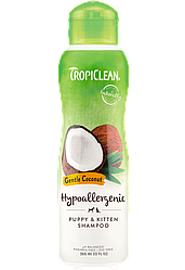 Tropiclean (Тропіклін) Шампунь "Ніжний кокос", гіпоалергенний, для цуценят та кошенят, 355 мл