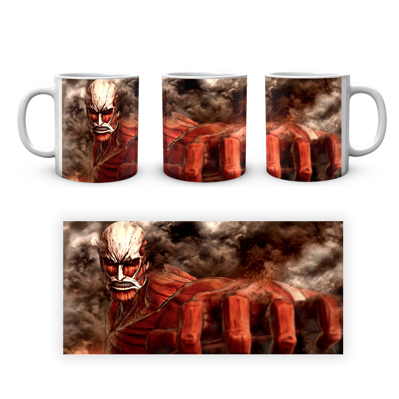 Кружка GeekLand Attack on Titan Атака Титанів Колосальний титан AOT 002.23, фото 1