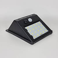 Вуличний світильник на сонячній батареї з датчиком руху, автономний, світлодіодний ліхтар, настінний