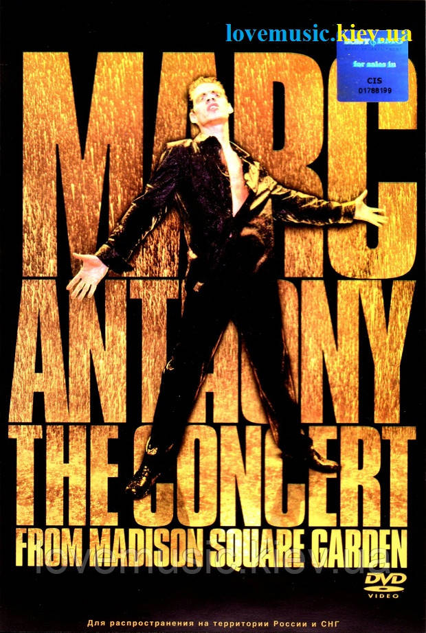 Відео диск MARC ANTHONY The concert from Madison square garden (2004) (dvd video)