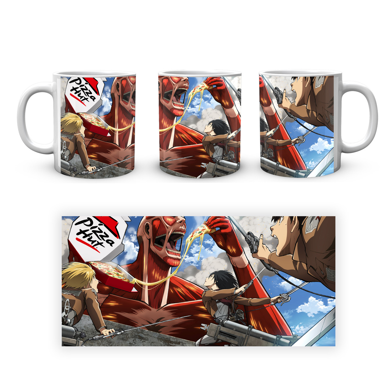 Кружка GeekLand Attack on Titan Атака Титанів Армін Ерен Мікаса AOT 002.27, фото 1