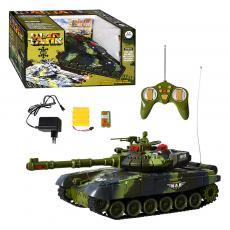 СПЕЦТЕХНІКА Р/К ТАНК  9993 (18шт) р/у, акум, звук, світ, в кор-ці, 39-21-15см, фото 1