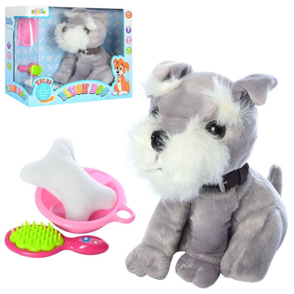 Інтерактивна м'яка іграшка Цуценя з аксесуарами на радіокеруванні 20 см, фото 1