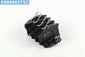 Колодка гальм. диск. AUDI, CITROEN, FORD, PEUGEOT, RENAULT, SEAT, SKODA, VW задн. (вир-во REMSA)