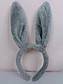 Дитячий новорічний обруч вушка зайчика 1 шт вуши зайця сірі уши кролика, фото 7