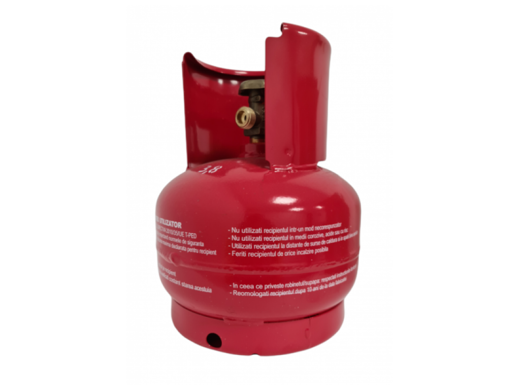 Металевий туристичний балон Elefant LPG 5 л 2 кг різьблення 1/2