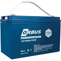 Аккумулятор для ИБП 100ач ORBUS CG12100 GEL 12V - для квартиры, дома, котла, насоса, бесперебойника, света