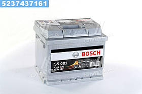 Акумулятор 52Ah-12v BOSCH (S5001) (207x175x175),R,EN520