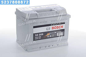 Акумулятор 63Ah-12v BOSCH (S5006) (242x175x190),L,EN610