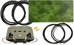 Розширений комплект ПК-2Б для модернізації пульта DJI RCN1 + антена AН-234 ("Аліса") + 2x5м + 2х10м