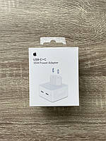 Адаптер Apple iPhone 35W USB-C+C (MNWP3) Быстрая зарядка Блочок Айфон 35 ВТ