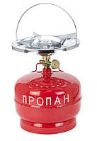 Комплект газовий кемпінг 5 л SIGMA з конфоркою та вентилем, фото 5