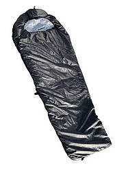 Спальний мішок з капюшоном "Кокон" тінсулейт 150 чорний