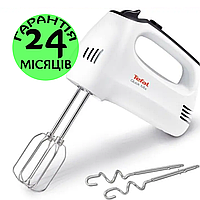 Миксер кухонный TEFAL QUICK MIX (Тефаль), ручной, электрический, венчики, крюки для замеса теста