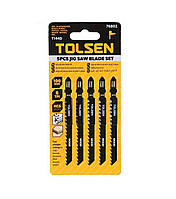 Пилки для лобзиков Tolsen T144D, 5шт. (76802)