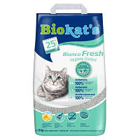 Наполнитель комкующийся для кошачьего туалета BIOKAT'S BIANCO FRESH 5 кг