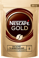 Кава розчинна з додаванням меленого Nescafe Gold 280 г