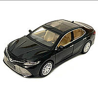 Машинка іграшкова металева Toyota Camry 70 Автопром Тойота кемрі, чорна світ, звук, відкр. двері, баг., капот 14,5*5,5*4 см, фото 2