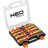 Отвертка Neo Tools отверток для работы с електричеством до 1000 В, 9 шт. (04-142) z17-2024