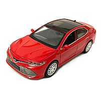 Машинка іграшкова металева Toyota Camry 70 Автопром Тойота кемрі, червоний, світ, звук, відкр. двері, баг., капот 14,5*5,5*4 см, фото 2