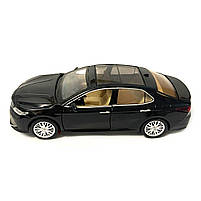Машинка іграшкова металева Toyota Camry 70 Автопром Тойота кемрі, чорна світ, звук, відкр. двері, баг., капот 14,5*5,5*4 см, фото 3