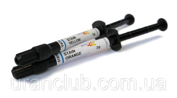 Enamel plus stain flow флуоресцентна композитна фарба, шприц 2 гр.