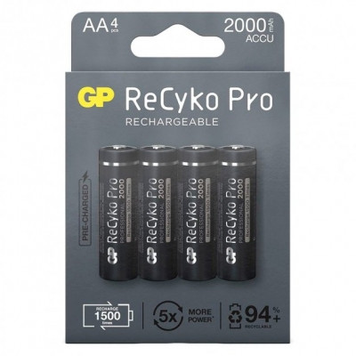 Аккумуляторні батарейки GP Recyko Pro AA 2000mAh, Ni-MH LSD70-5 (Оригінал)