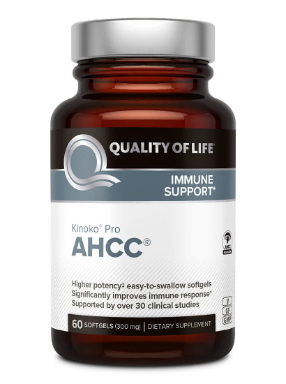 Quality of Life Kinoko Pro AHCC 60 softgels