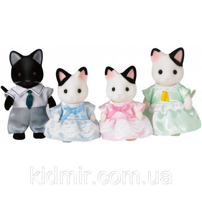 Sylvanian Families Сім'я Котів у смокінгу Calico Critters CC1472