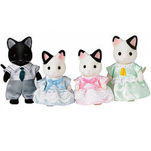 Sylvanian Families Сім'я Котів у смокінгу Calico Critters CC1472