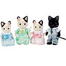 Sylvanian Families Сім'я Котів у смокінгу Calico Critters CC1472, фото 2