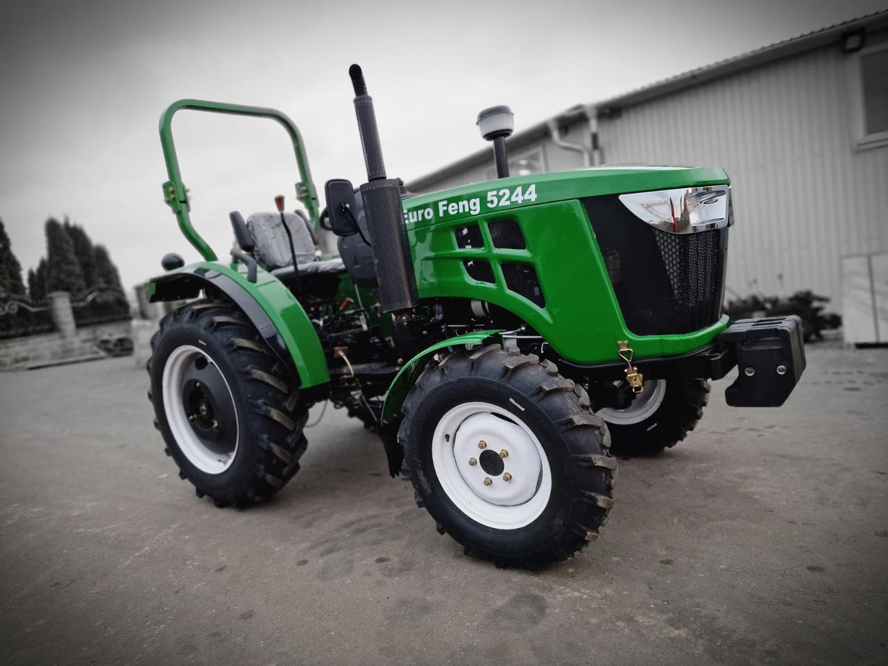 Мощный китайский минитрактор EVROFENG 5244HX в дизайне JOHN DEERE с дугой безопасности, лучше DONG FENG 244 - фото 10 - id-p1713391433