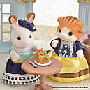 Sylvanian Families Сім'я рудих вишарових котів Calico Critters CC1794, фото 5