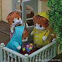 Sylvanian Families Сім'я рудих вишарових котів Calico Critters CC1794, фото 6