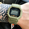 Чоловічий спортивний електронний годинник Skmei Black водонепроникний Хакі, фото 4