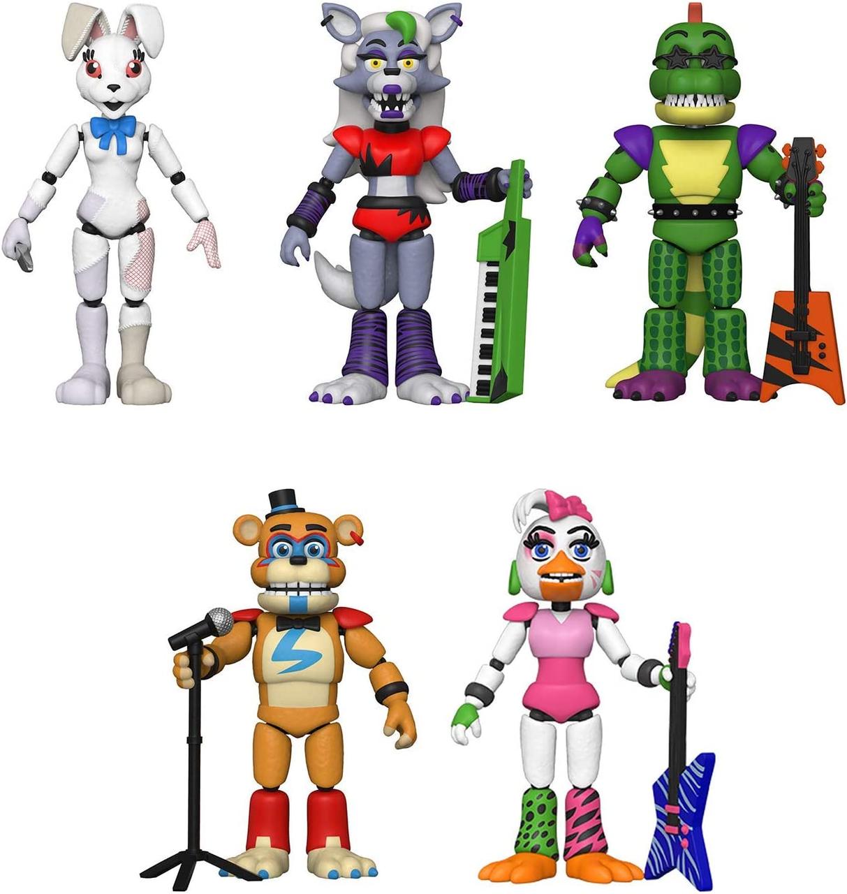 Набір фігурок 5 ночей з Фредді Five Nights at Freddy's порушення безпеки 5 шт