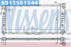 Радіатор охолодження Mazda 626 седан IV (GE) (вир-во Nissens)