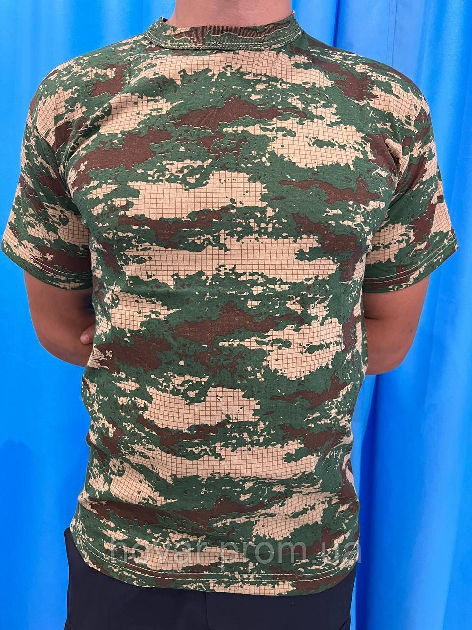 Тактическая военная футболка камуфляж хлопковая M - фото 1 - id-p1713454515