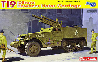 T19 105mm Howitzer Motor Carriage   1\35 DRAGON 6496