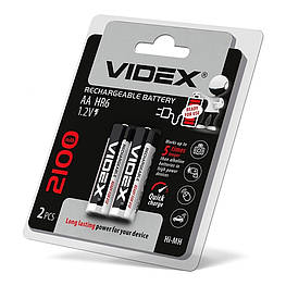 Акумулятори Videx HR6/AA 2100mAh double blister/2шт