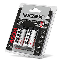 Акумулятори Videx HR14/C 3500mAh double blister/2шт