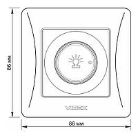 Димер 600Вт білий VIDEX BINERA, фото 5