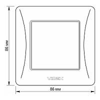 Вимикач одноклавішний білий VIDEX BINERA, фото 5
