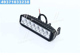 Фара LED прямокутна 18W, 6 ламп, 159,8 * 54,2мм, широкий промінь