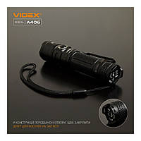 Портативний світлодіодний ліхтарик VIDEX VLF-A406 4000Lm 6500K, фото 7