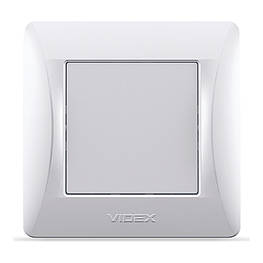 Заглушка для рамки срібний шовк VIDEX BINERA