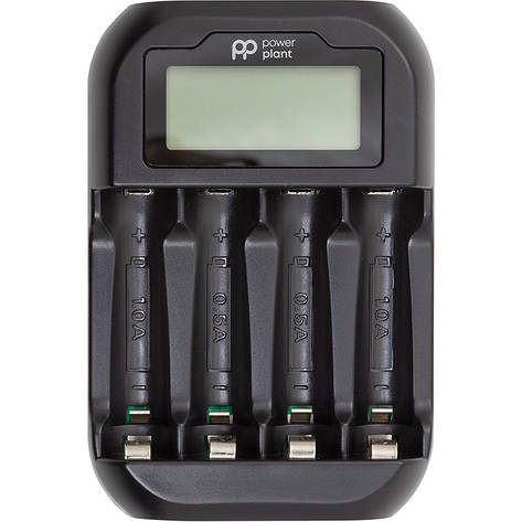 Зарядний пристрій PowerPlant для акумуляторів AA, AAA/ micro USB/ PP-UN4, фото 2