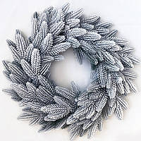 Вінок різдвяний Classic з литий d-50 см засніжений