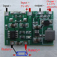 Повышающий регулируемый модуль DC-DC 3.7V 4.2V Аккумулятор 18650 - 5V 9V 12V 24V